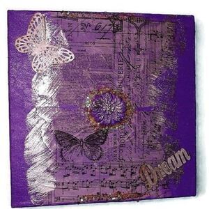 Original Mixed Media Wall Art Ready to Hang Dream